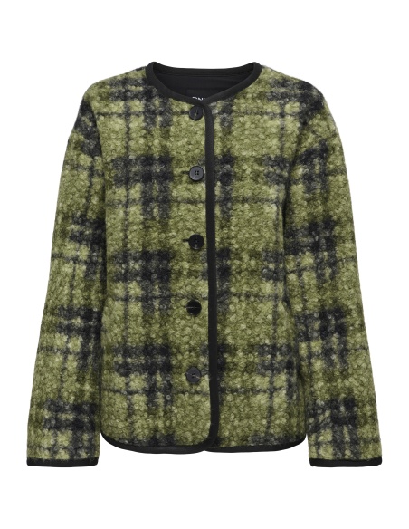 Veste Bouclette Dark Olive ONLANNI ONLY - 1 | MULHERES